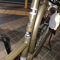 ⑧ママチャリ。マットカーキ色の27インチ6速チェンジ自転車(今年の2月購入)の画像