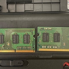 2台セット】SAMSUNG 1Rx8 PC3-10600S-09-19-ZZZ 2GB メモリ ノートPC用 動作品の画像