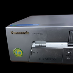 （ご予約済ar）(ジャンク)Panasonic ビデオデッキ NV‐HV3Gの画像