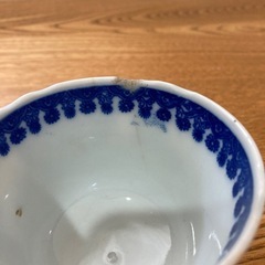 8個セット【松竹梅/明治時代の古い食器】蕎麦猪口 染付の画像