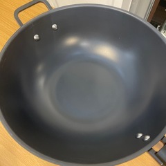 未使用品‼️【サンホ】【鉄製深型フライパン】【管理番号12110】町の画像