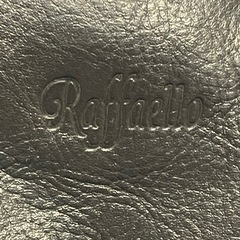 Raffaello レザーバッグ 黒 トートバッグ ブラック 黒 ショルダーバッグの画像