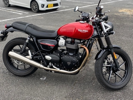 動画有り‼️トライアンフ　ストリートツイン900cc極上車両R７年10/21車検取り立て自賠責25ヶ月付