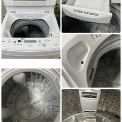 R073 ☀️ TOSHIBA 洗濯機 （洗濯4.5㎏) 19年製 AW-45M7 ⭐ 動作確認済 ⭐ クリーニング済の画像