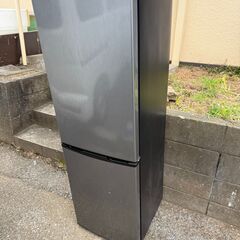 アイリスオーヤマ　ノンフロン冷凍冷蔵庫　KRSE-16A-BS　2019年製　引っ越し　一人暮らし　生活家電　家電　ブラック　高年式　Dの画像