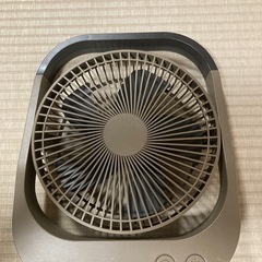 どこでもFAN キャンプ　ファン　扇風機　3WAY電源 上下角度調節 風量調節3段階 切タイマー搭載 の画像