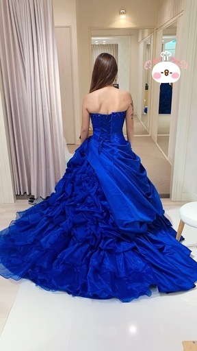 結婚式用 カラードレス