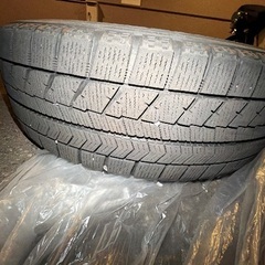 ブリヂストン　スタッドレスタイヤ4本　ホイール付　BLIZZAK VRX 155/65R14の画像