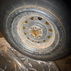 ブリヂストン　スタッドレスタイヤ4本　ホイール付　BLIZZAK VRX 155/65R14の画像