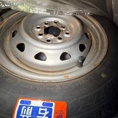 ブリヂストン　スタッドレスタイヤ4本　ホイール付　BLIZZAK VRX 155/65R14の画像
