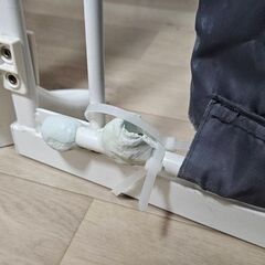 ★ジャンク品★スーパーワイドゲイト（ベビーゲート）日本育児 幅広タイプ ベビーサークル 赤ちゃん 柵の画像