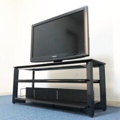 【未使用】テレビ台 オープンタイプ AS-CPS1030 ブラック 32～42V型対応 スウィング 完成品ローボード 訳アリ・傷物アウトレット・展示品の画像