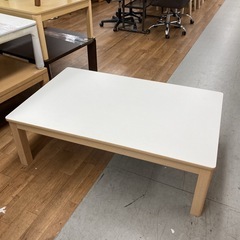 S748 ⭐ NITORI ニトリ 天板リバーシブルコタツ 白＆ベージュ 幅120cm USED 綺麗の画像