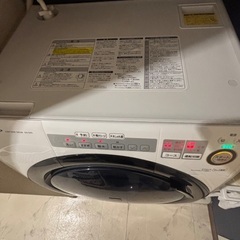 価格相談受けます　SHARP ドラム式洗濯機 ES-S7C-WL 洗濯機の画像