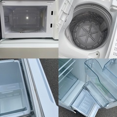 冷蔵庫 洗濯機 電子レンジ 3点セット割り ☆地域限定配達無料★の画像