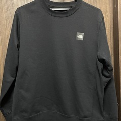 廃盤　ザノースフェイス THE NORTH FACE HEATHER LOGO CREW ヘザー ロゴ クルー スウェット NT12038 ブラック　M　長袖 トレーナー トップスの画像