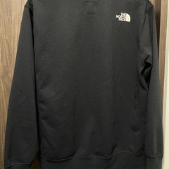 廃盤　ザノースフェイス THE NORTH FACE HEATHER LOGO CREW ヘザー ロゴ クルー スウェット NT12038 ブラック　M　長袖 トレーナー トップスの画像