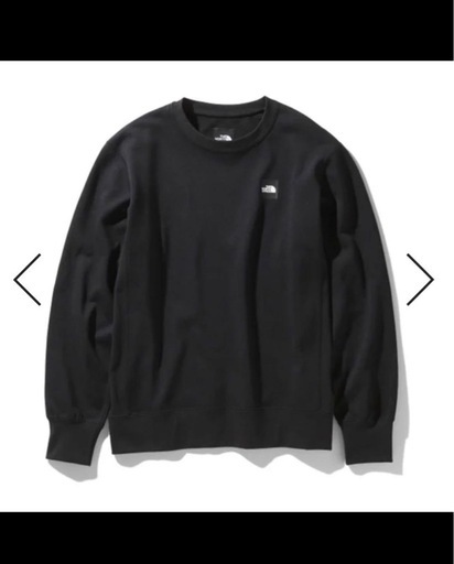 廃盤　ザノースフェイス THE NORTH FACE HEATHER LOGO CREW ヘザー ロゴ クルー スウェット NT12038 ブラック　M　長袖 トレーナー トップス