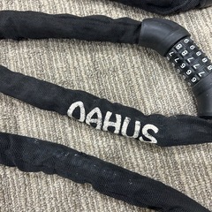 ワイヤーロック　鍵　5桁　
防犯 バイク　自転車　セット チェーンロック　3本　　　　の画像