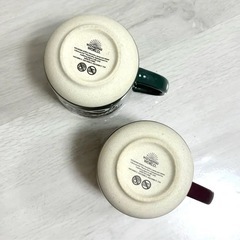 【美品】ハリーポッターマグ2個/グリフィンドール/スリザリン/スタジオツアーの画像