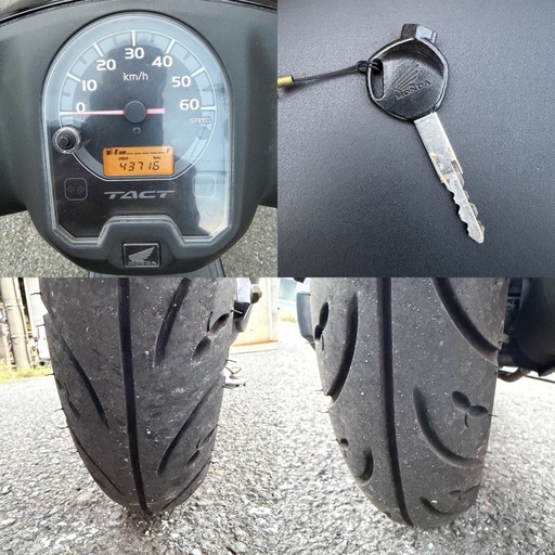 ホンダタクトベーシックブラックAF79 改造車動画あり大阪 (f355f308