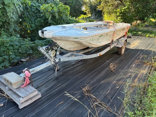 ボートトレーラー　セット