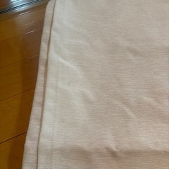 遮光カーテン 100ⅹ230cm ホワイトブラウン やや汚れありの画像