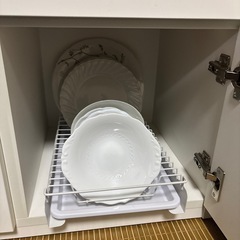 問い合わせ終了☑️「炊飯器・電子レンジ収納付きキッチンキャビネット（富山市・12月引取限定）」の画像