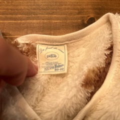 ジェラピケセット　ベビー　スタイ　モコモコベスト　クマの画像