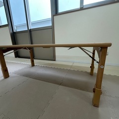 折りたたみテーブル　高さ55cm の画像