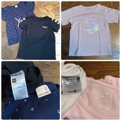 120cm*女の子Tシャツまとめ売りの画像
