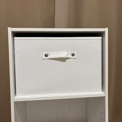 新品 カラーボックス 2つ ほホワイトの画像