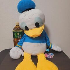 ドナルドダック BIGぬいぐるみ まとめ売り 3個セットの画像