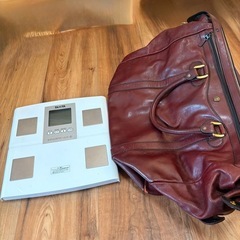 本革ゴールデンベアの旅行用ボストンバッグ茶系中古品の画像