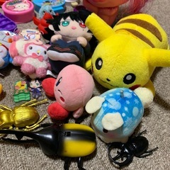 おもちゃ　ぬいぐるみ　まとめ売り　　人形　
ピカチュウ　カブトムシ　　マイメロ　の画像