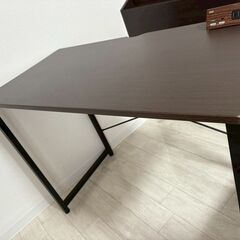 【単品も可】デスク&チェアセット譲ります　模様替えのため処分予定の画像