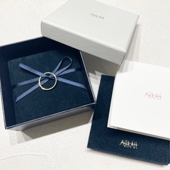 AHKAH アーカー　ホワイトナイトファイン リング　５号　ピンキーリングの画像