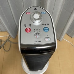 コイズミ　送風機能付きファンヒータの画像
