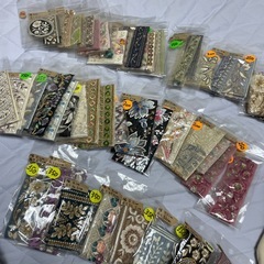 インド刺繍リボン、レース多数整理します。の画像
