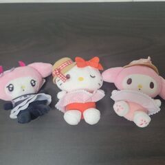 サンリオとカービィのマスコットまとめ売り 9個セットの画像