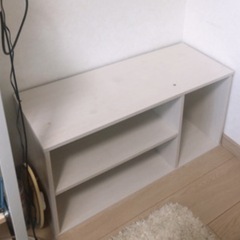 カラーボックス テレビ台 
アイボリーの画像