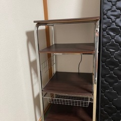 🪵【多目的ラック / シェルフ（ダークブラウン）】の画像