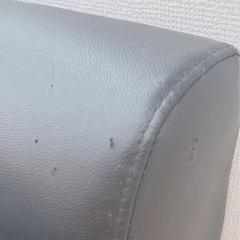 セミダブル　レザーベッド、マットレスセットの画像