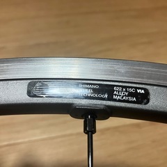 シマノ前後ホイール WH-6700 TL 【少し訳あり】の画像