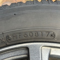 アルミホイール付きスタッドレスタイヤ　165/65R14の画像