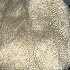アイボリーあったかボリューム【スヌード】防寒対策に🧣の画像