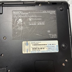 ノートパソコン ヴァイオ pcg-41413nの画像