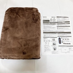 【新品】電気毛布 電気ひざ掛け 掛け敷き兼用 自動オフ タイマー付き USB給電の画像