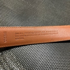 コーチ アメリカ製ベルトの画像