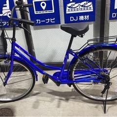 新古車★1ヶ月使用のみ26インチ中古自転車　ブルー　ママチャリ　シティサイクル　春日井市　名古屋市北区の画像